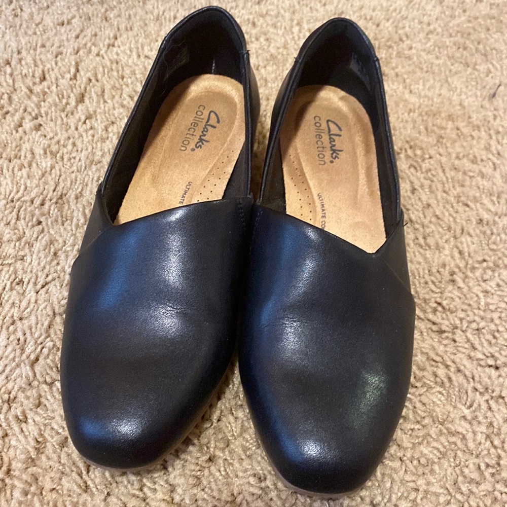 Clark’s Collection Black Loafers